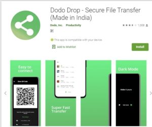 Read more about the article Dodo Drop File Sharing app | SHAREit, Xender alternative app -Hindi